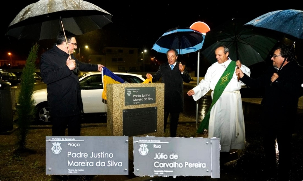PRAÇA PADRE JUSTINO MOREIRA DA SILVA E RUA JÚLIO DE CARVALHO PEREIRA
